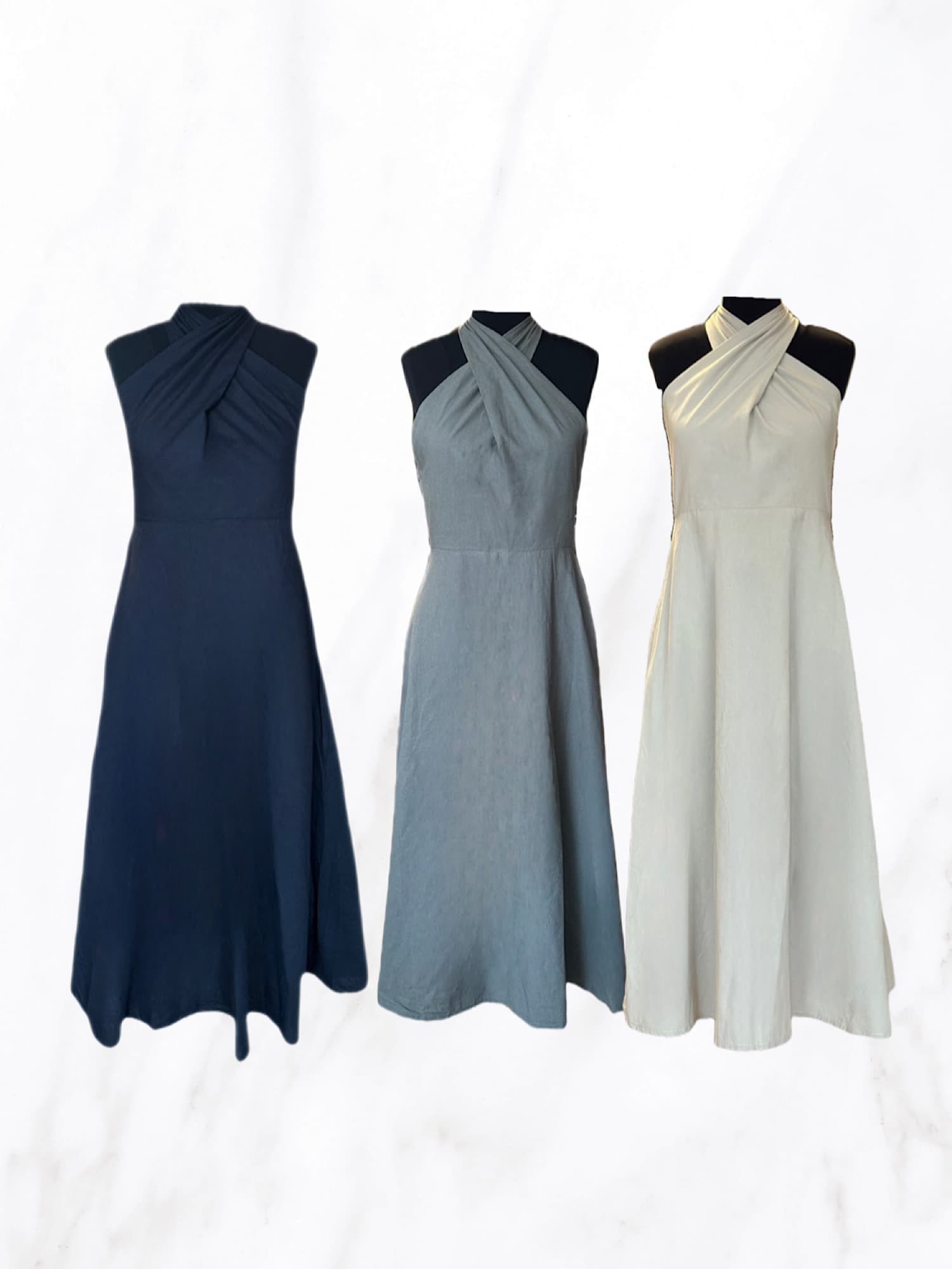 پیراهن یقه ضربدری